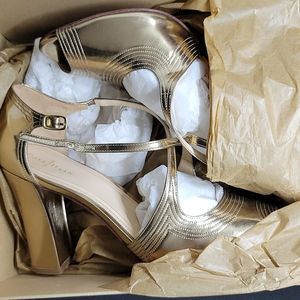 Cole Haan gold heels